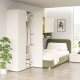 Dulap haine ARONA 90, A50, H210, 2U, polite, Alb Portelan - 3