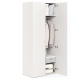 Dulap haine ARONA 90, A50, H210, 2U, Alb Portelan - 1