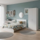 Dulap haine ARONA 90, A50, H210, 2U, Alb Portelan - 3