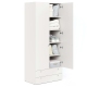 Dulap haine ARONA 90, A50, H210, 2U2S, Alb Portelan - 2