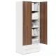 Dulap haine ARONA 90, A50, H210, 2U2S AP, Alb Portelan, Nuc Warmia - 2