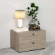 Noptiera ARONA 60, 2 sertare, Oak - 1