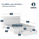 Pat AMBRO fara saltea, 140x200, sertar frontal, Alb Portelan - 4