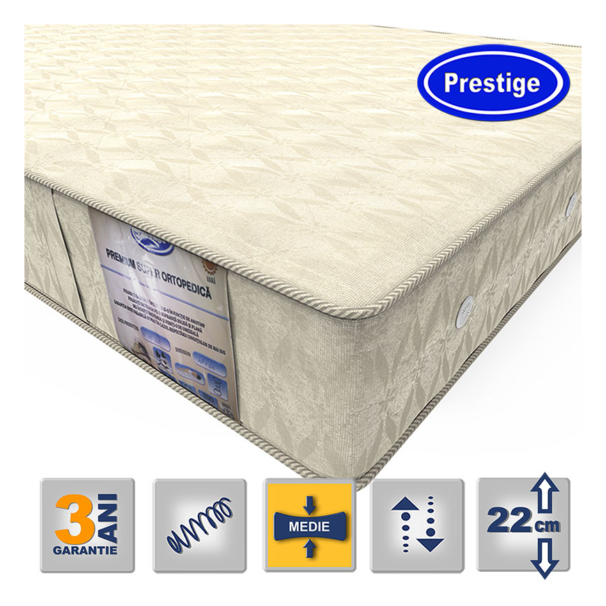 Saltea Ortopedica Arcuri Premium 160x200 X 22 Cm Tamos